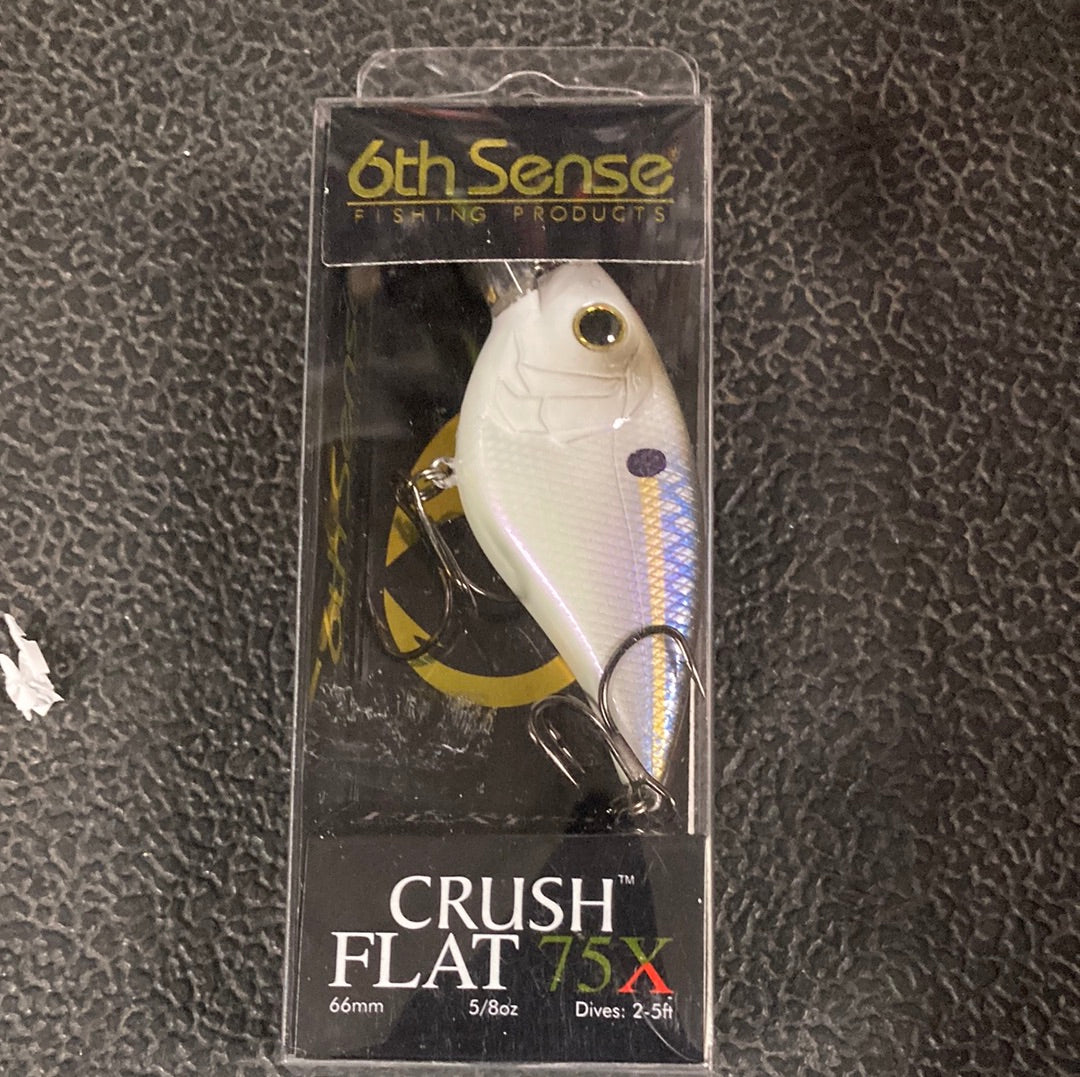 6th sense Crush Flat 75X Shad Ball