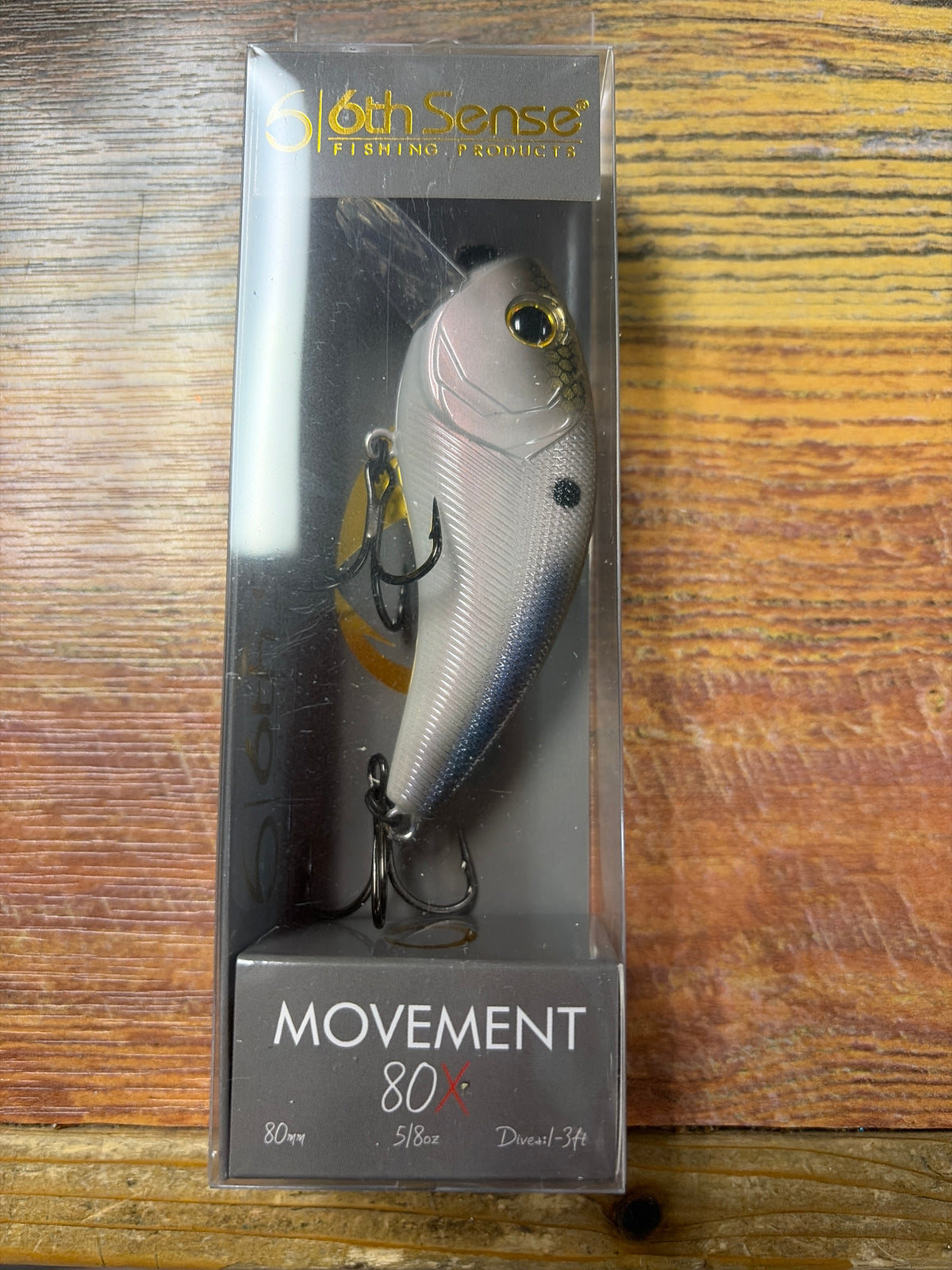 6th Sense Movement 80X 5/8oz 4K Shad