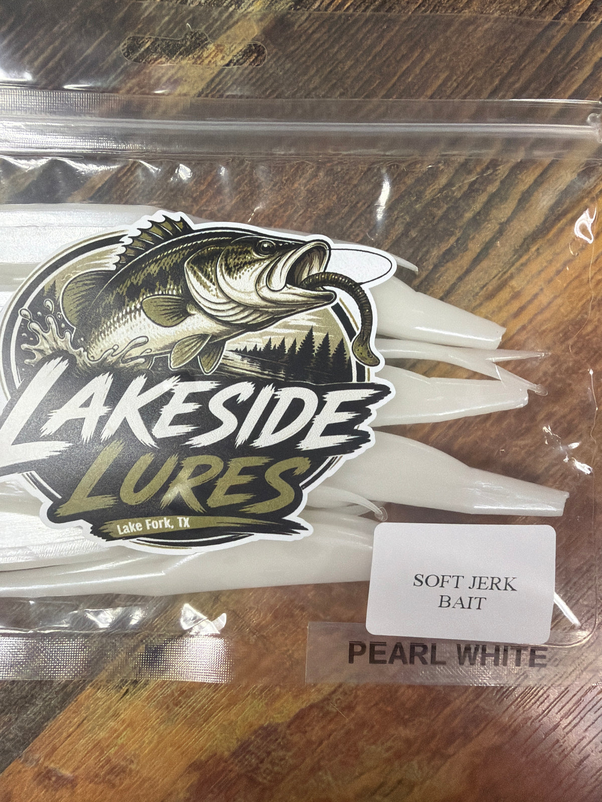 Lakeside Lures Soft Jerk Bait - Pearl White