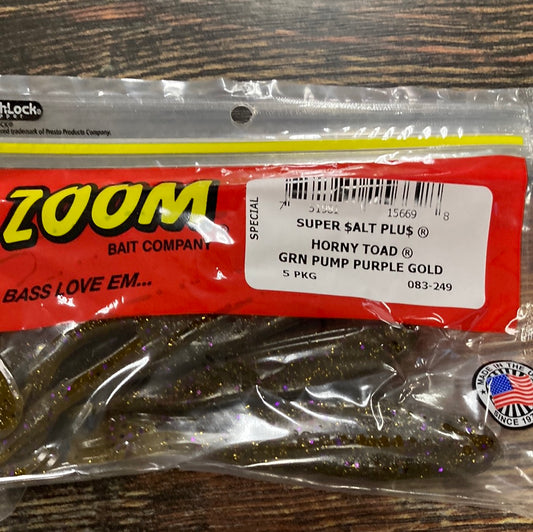 Zoom Horny Toad - Green Pumpkin Purple Gold