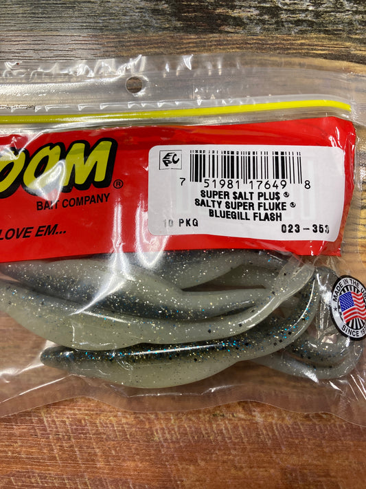 Zoom Super Fluke - Bluegill Flash