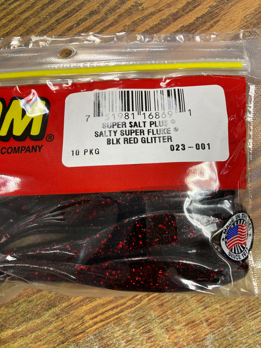 Zoom Super Fluke - Black Red Glitter