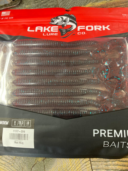 Lake Fork Lures Lake Fork Work Worm Red Bug
