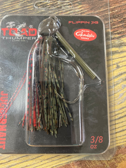 Toad Thumper Juggernaut Jig 3/8 oz. Delta Red