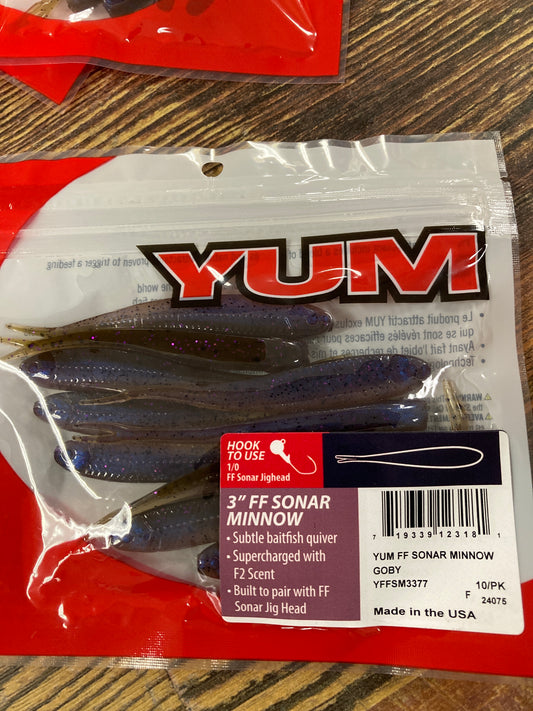 Yum Sonar Minnow 3" Goby