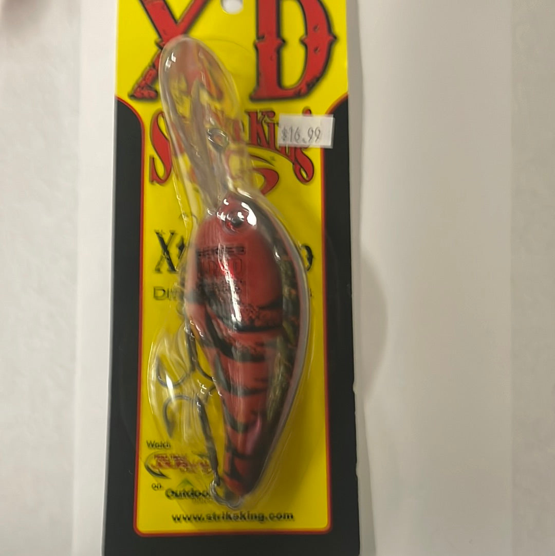 Strike King 10XD Dives 25’ &  Beyond Delta Red
