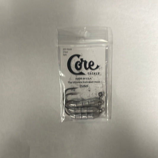 Core Tackle Tush 2/0 Hook 1/4oz 3pk