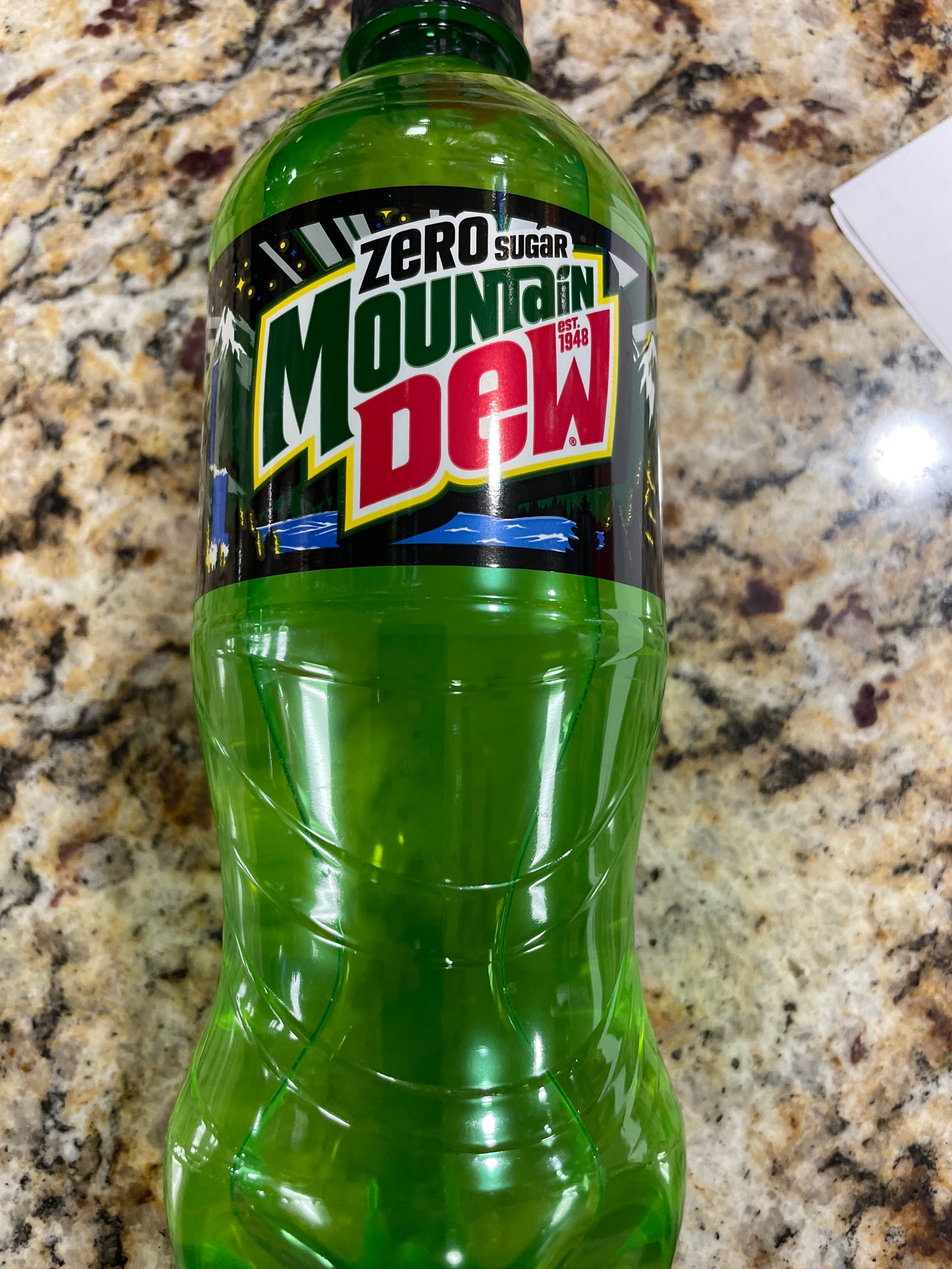 Zero Mountain Dew 20oz.