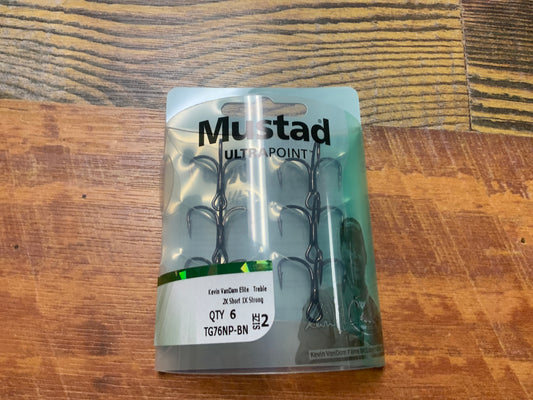 Mustad Ultrapoint KVD Triple Treble Hooks #2