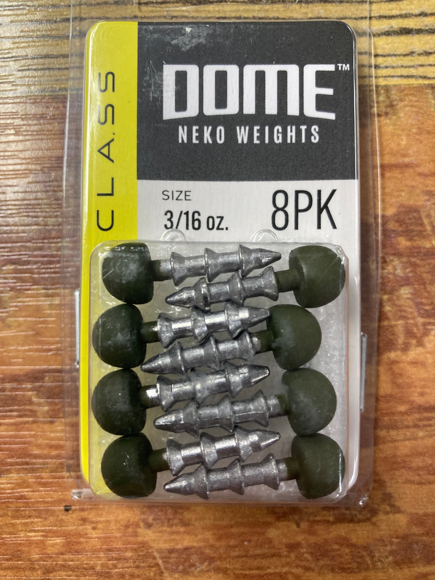 Dome Neko Weights 3/16 oz. Matte Green Pumpkin