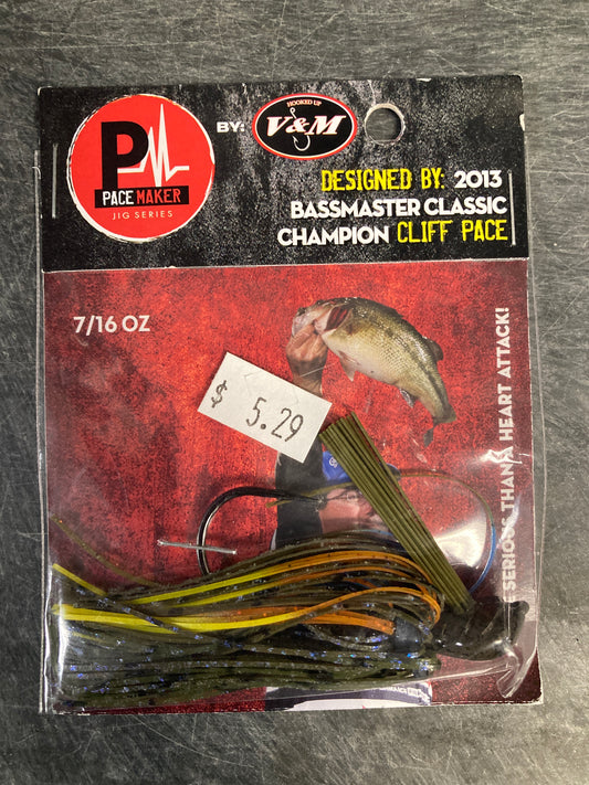 V&M Pacemaker Skip Jig. 7/16 oz. Bluegill