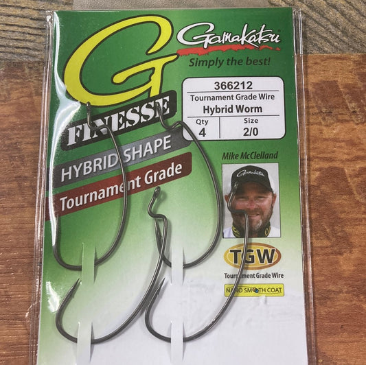 Gamakatsu Hybrid Worm Finesse 2/0