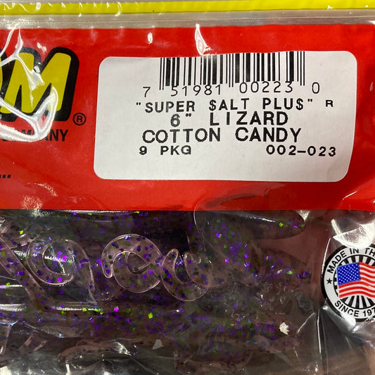 Zoom 6” Lizard - Cotton Candy
