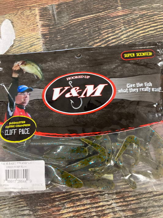 V&M Baby Swamp Hog - Green Pumpkin Blue