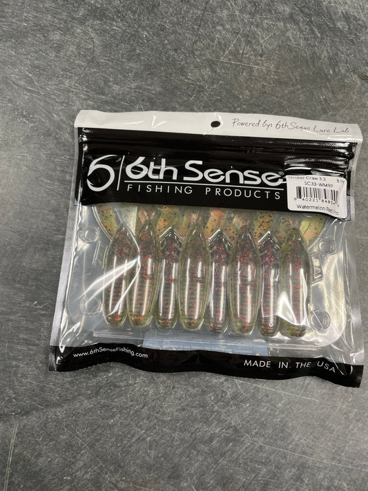 6th Sense Stroker Craw 3.3 Watermelon Red