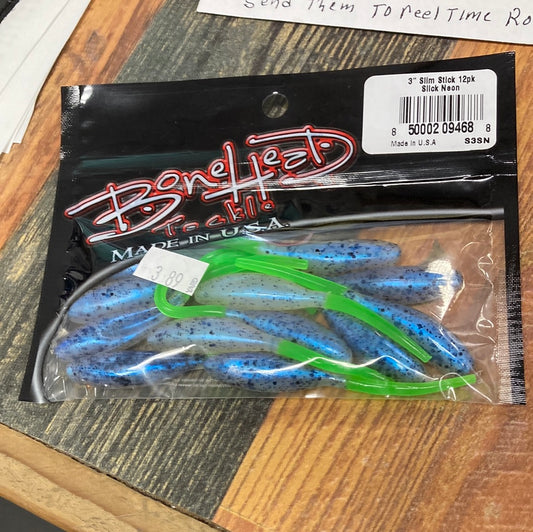 Bone Head Slim Stick 3" Slick Neon
