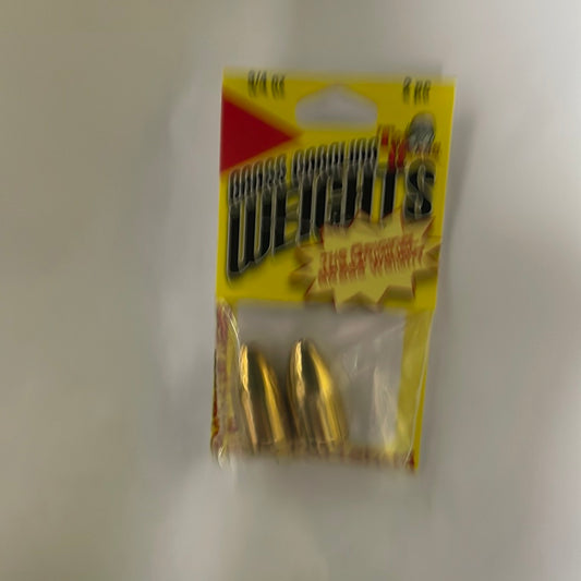 Brass Carolina Weights 3/4 oz. Brass