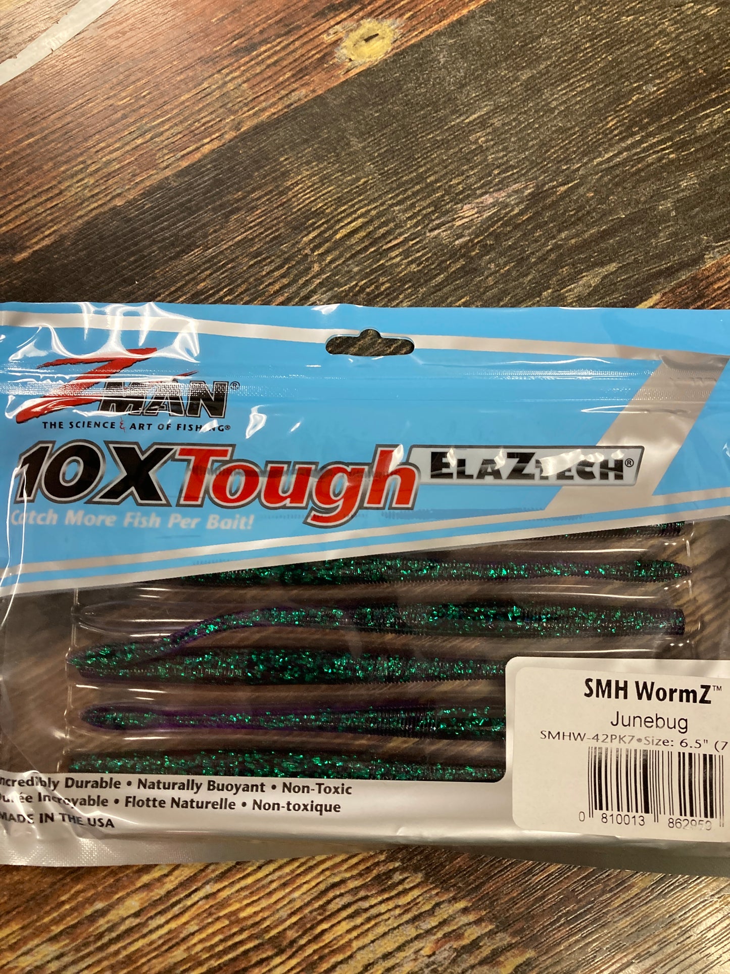 Z Man SMH Wormz 6.5" Junebug