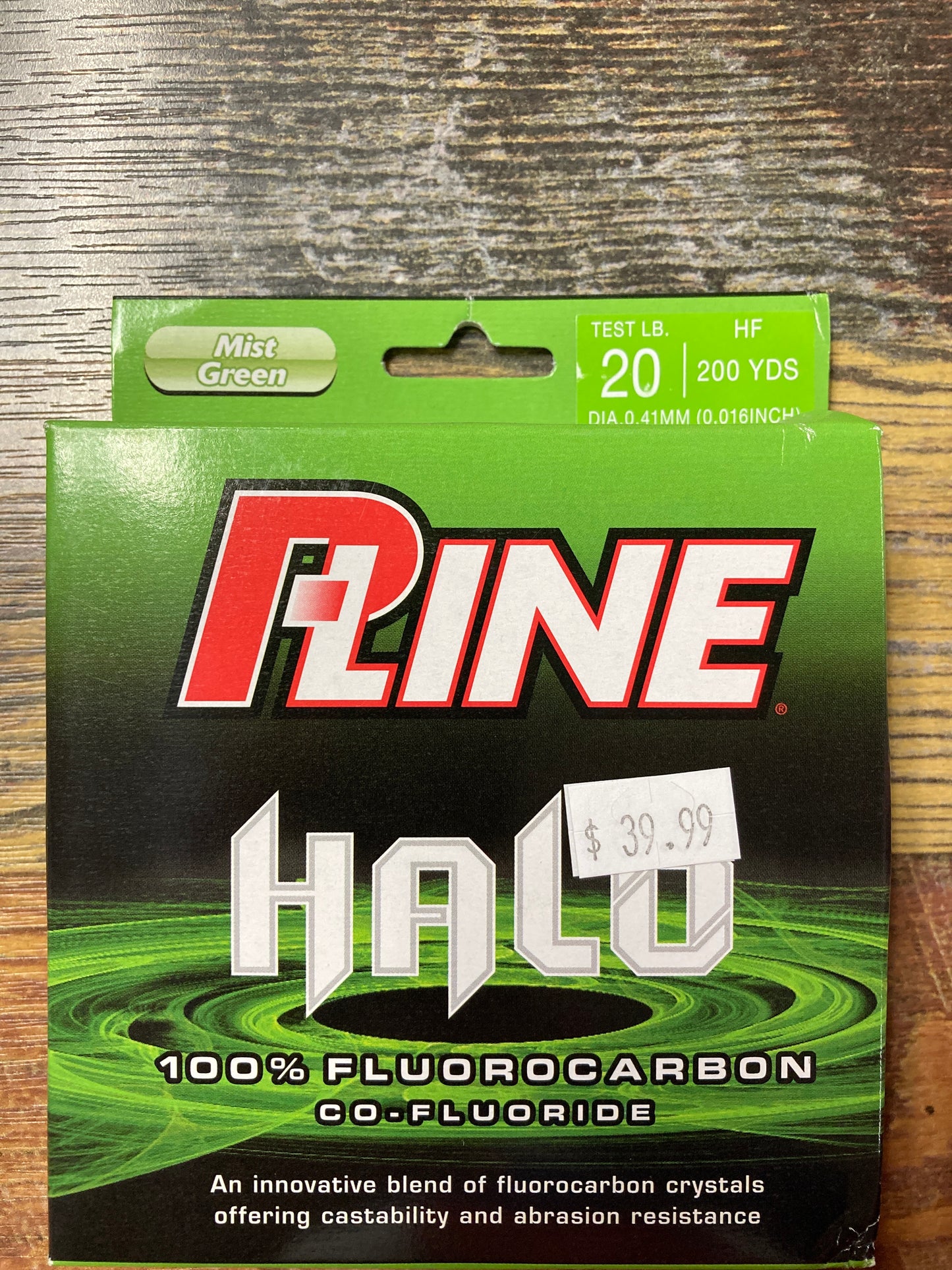 P LINE HALO Fluoro - 20 lb. 200 yd - Mist Green