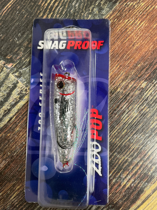 Snag Proof Zoo Pop 3/8 oz. Silver Minnow