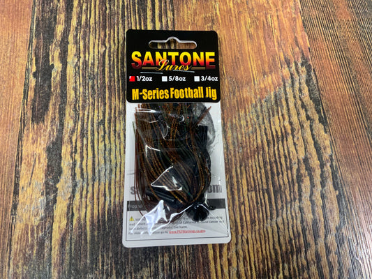 Santone M Series Football Jig 1/2 oz. Falcon Craw