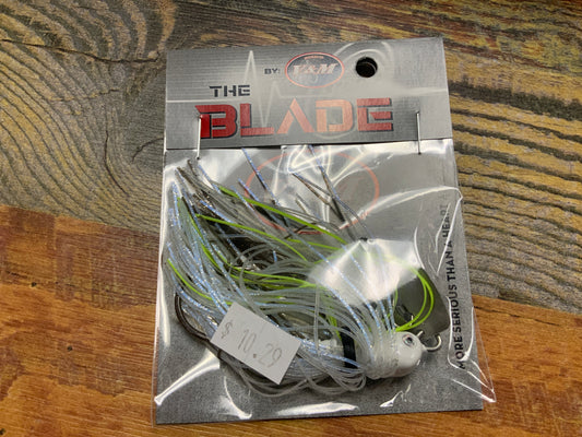 V&M The Blade Jig 1/2 oz. Threadfin Shad