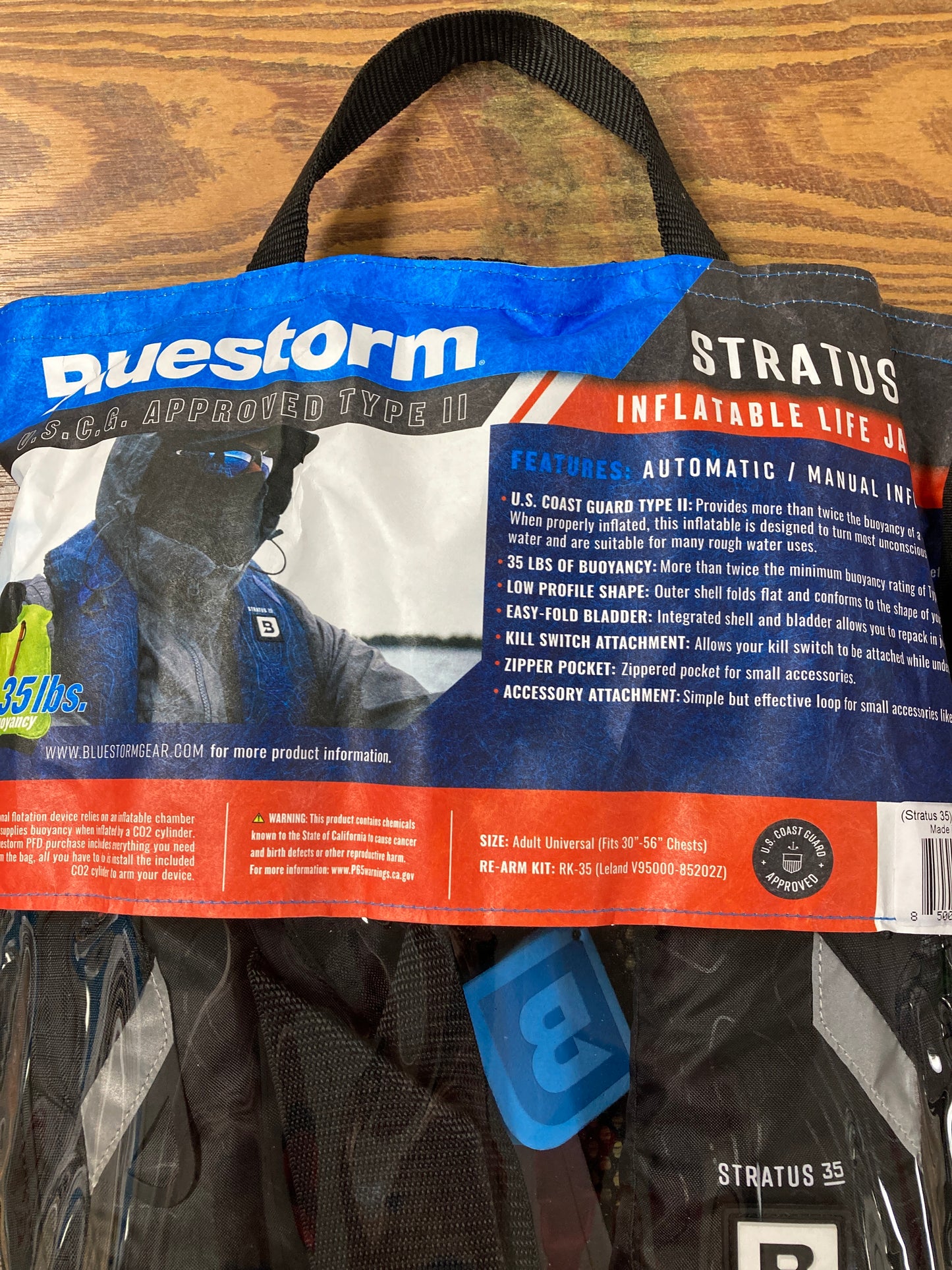 Bluestorm Stratus Inflatable Life Preserver - Black