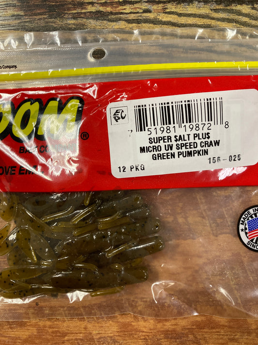 Zoom Micro UV Speed Craw - Green Pumpkin
