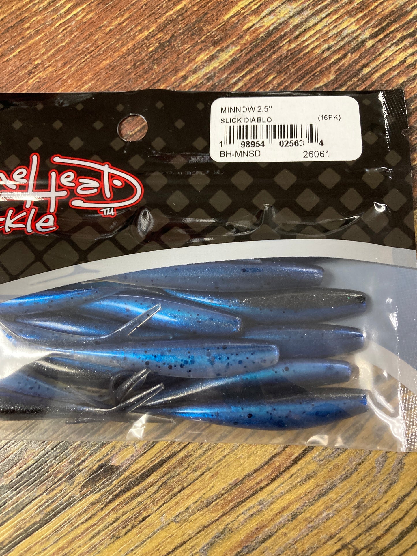 Bonehead Minnow 2.5” Slick Diablo
