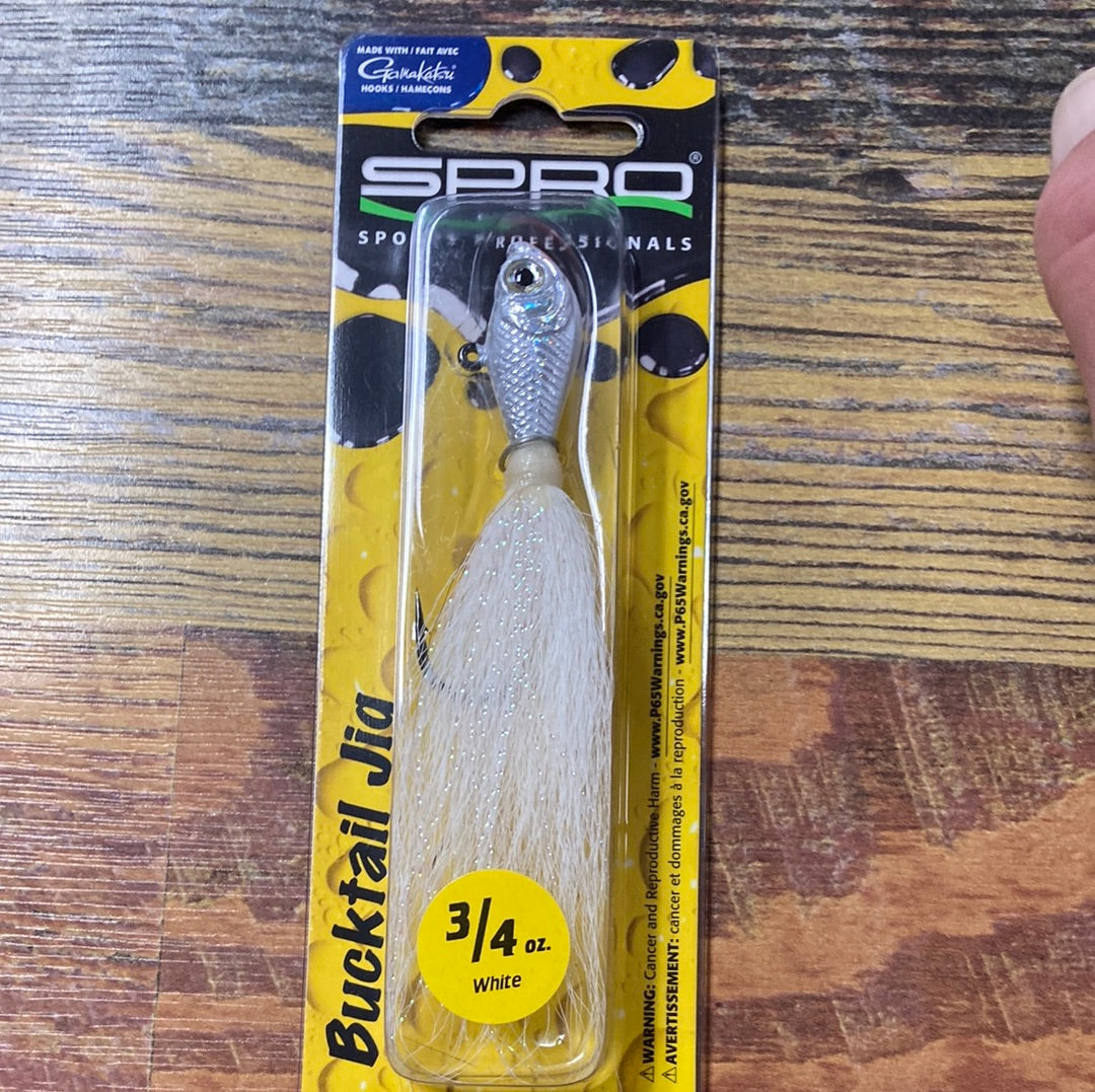 Spro SW Bucktail Jig 3/4 oz. White