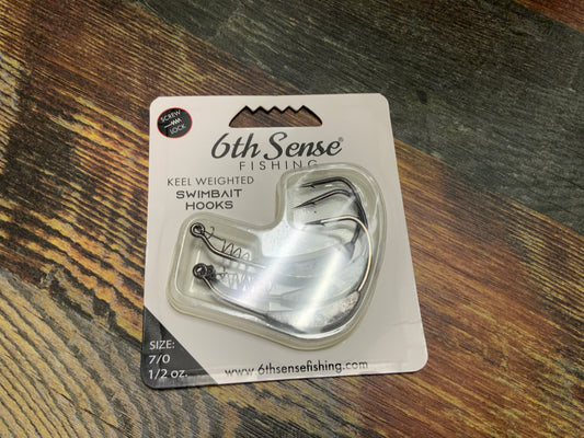 6th Sense Keel Weight Swimbait Hook 1/2 oz. 7/0
