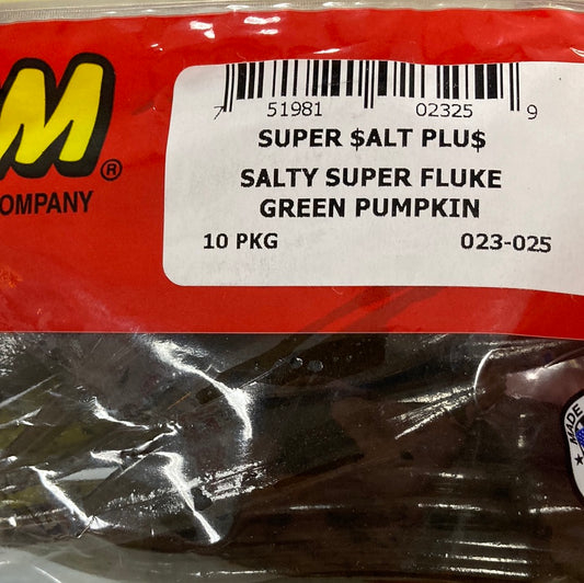 Zoom Super Fluke - Green Pumpkin