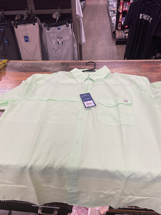 HUK Tide Point SS H1500171 lite green size L