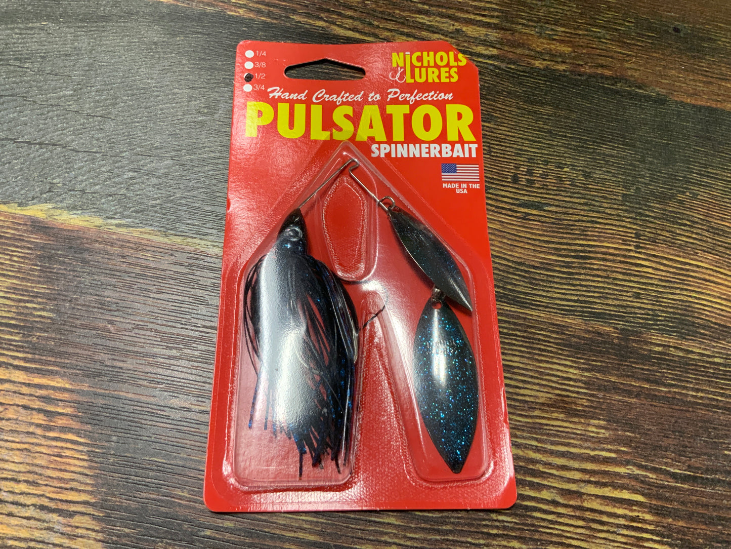 Nichols Pulsator Spinnerbait 1/2 oz. Black Blue