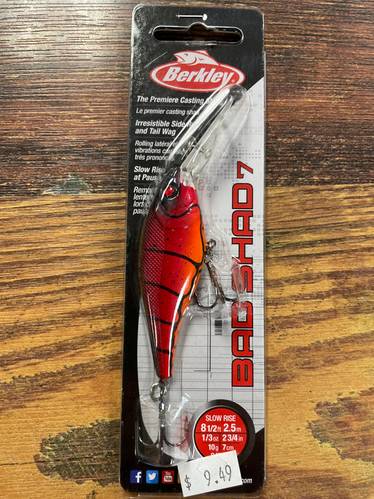 Berkley Bad Shad 7 - 1/3 oz. Special Red Craw