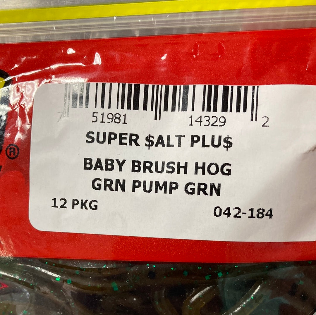 Zoom Baby Brush Hog - Green Pumpkin Green