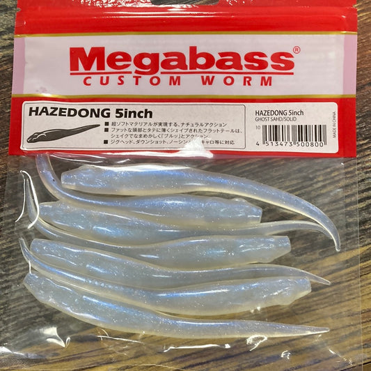 Mega bass Hazedong 5” Ghost Shad / Solid