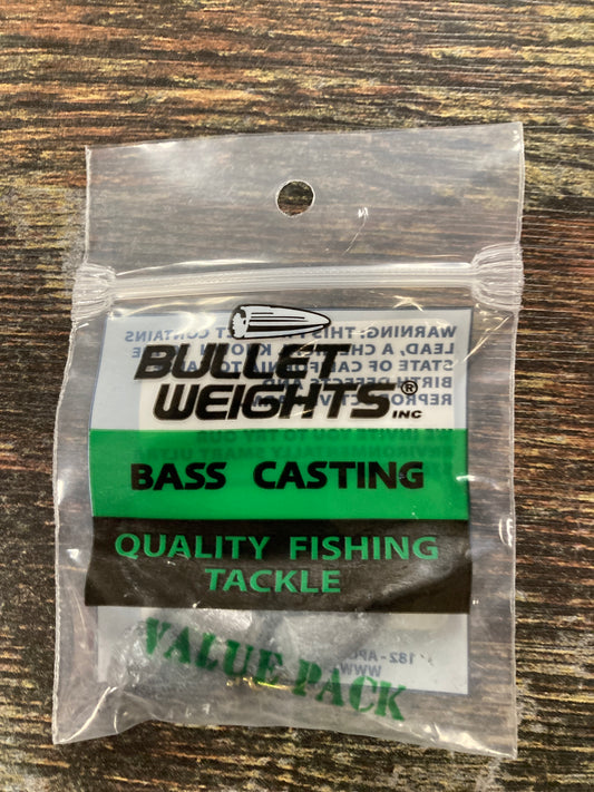 Bullet Weights Bass Casting 1/2 oz. Lead