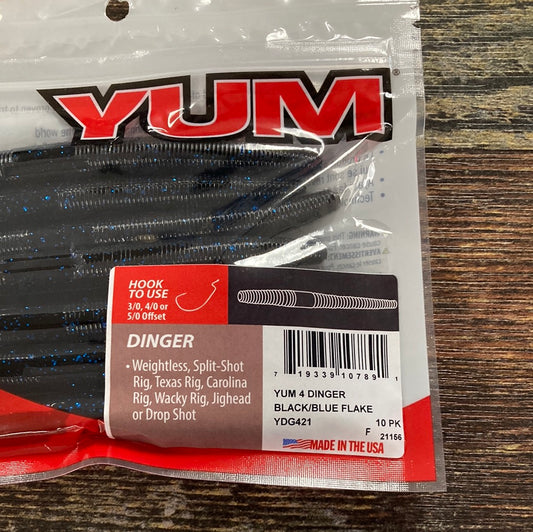 Yum Dinger 4 - Black/ Blue Flake