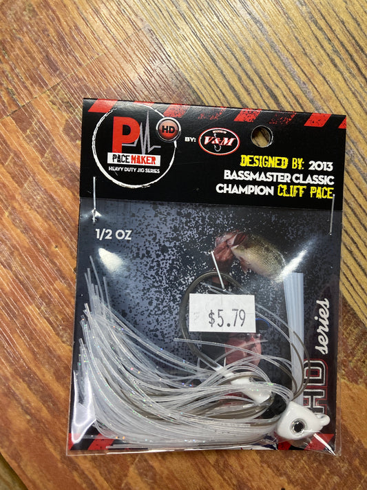 V&M HD Swim Jig 1/2 oz. Glimmer Shad