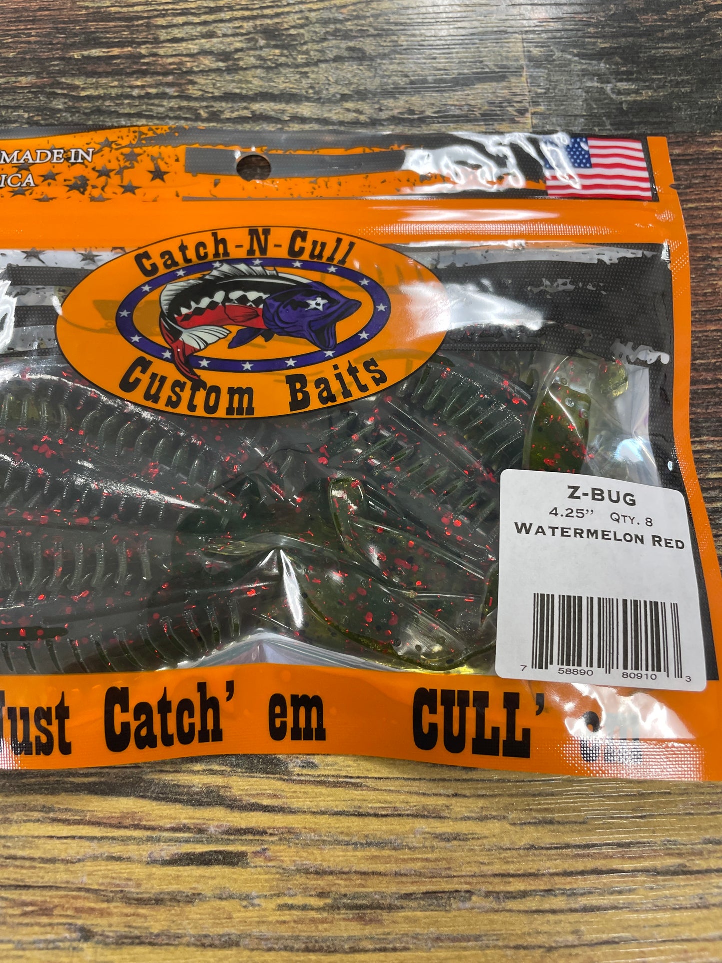 Catch-N-Cull Z- Bug 4.25” Watermelon Red