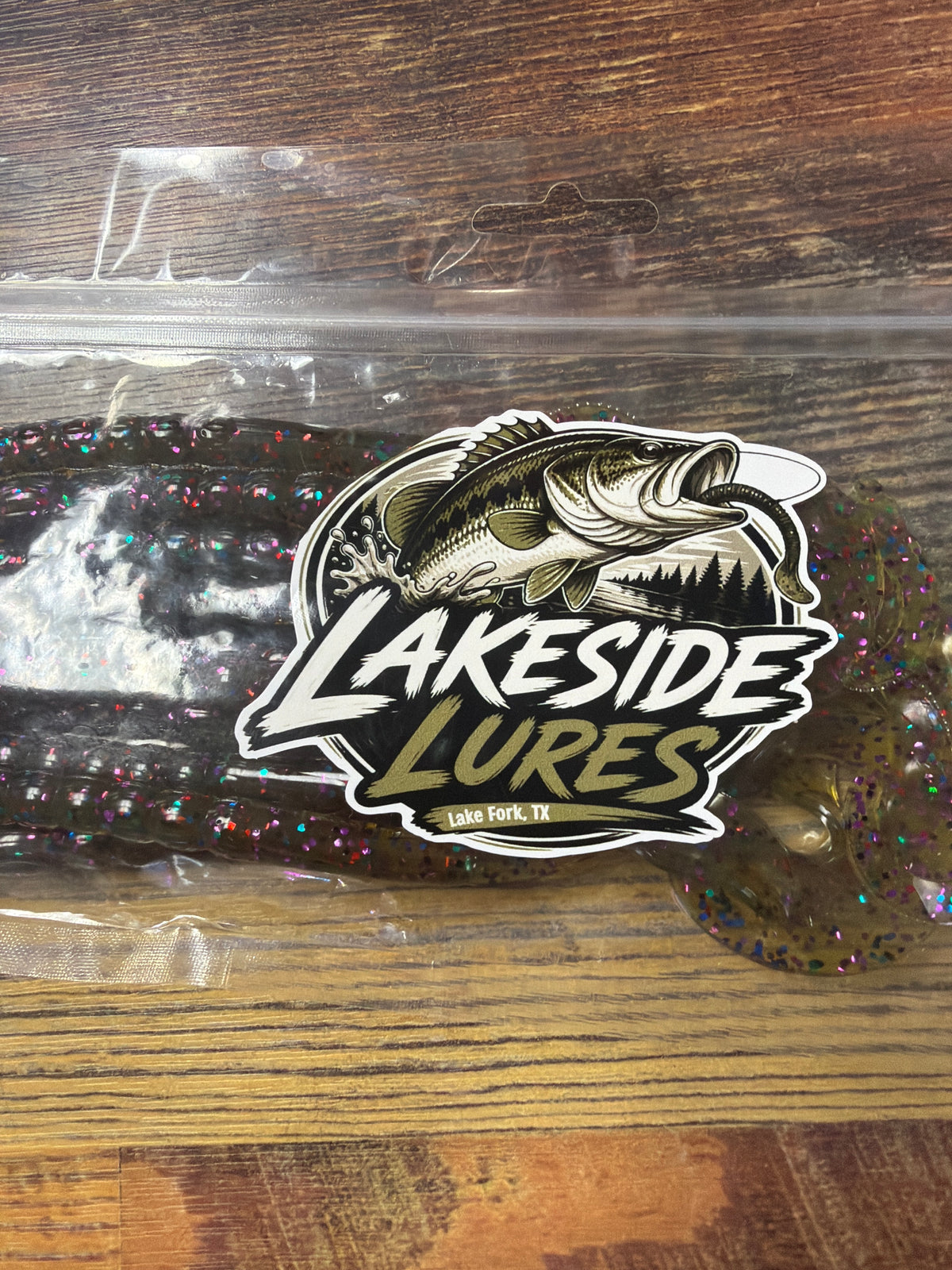 Lakeside Lures 10” Ribbon Tail Watermelon Candy