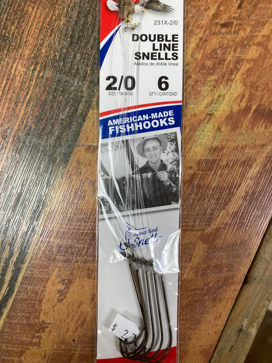 Eagle Claw Double Line Snells 2/0 Bronze