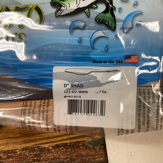 Yamamoto D Shad Pro Blue