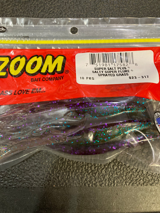 Zoom Super Fluke - Sprayed Grass