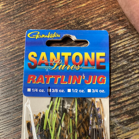 Santone Rattlin jig 3/8oz Missouri Craw