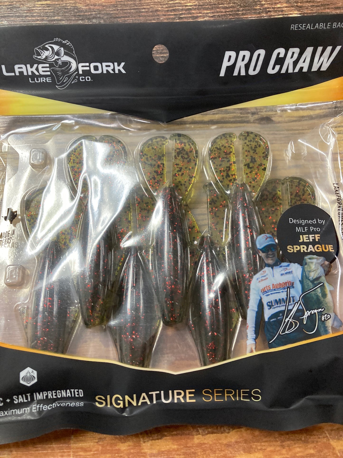Lake Fork Lures Pro Craw Watermelon Red