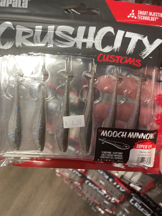 Rapala Cruchcity Mooch Minnow 3" Electric Shad