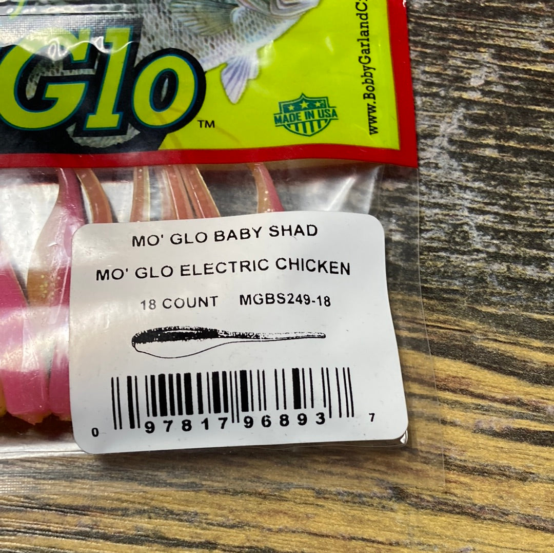 Bobby Garland Baby Shad Mo Glo 5cm/18db - Ghost - UL Gumik - Horgász-Zóna Horgász Webshop és - Foto 1