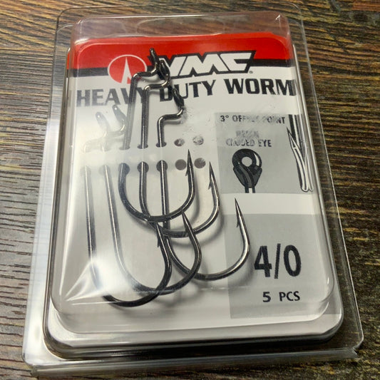 VMC Heavy Duty Worm. 4/0